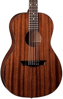 Dean Guitars AX P MAH AXS Parlor Acoustic Guitar, Mahogany