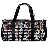 Sac de sport rond avec bandoulière amovible pour bibliothèque et entraînement de nuit pour homme et femme