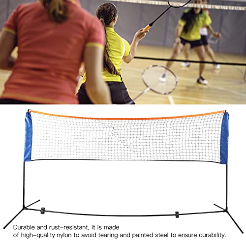 Filet de badminton réglable intérieur extérieur avec sac nylon