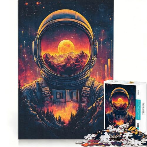 Rompecabezas de 1000 piezas del espacio para adolescentes, decoración de pared de 38x52cm