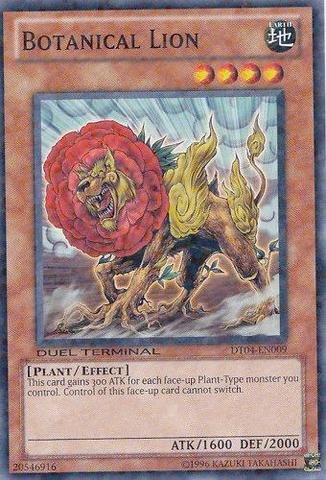 Yu-Gi-Oh! Botanical Lion Card - DT04-EN009 - Duel Terminal 4 1st Edition Common Effect Monster - View #5