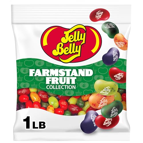 Jelly Belly Farmstand Fruit Jelly Bean Mix - 1 Pound (16 Ounces) Resealable Bag - Genuine, Official, Straight from the Source