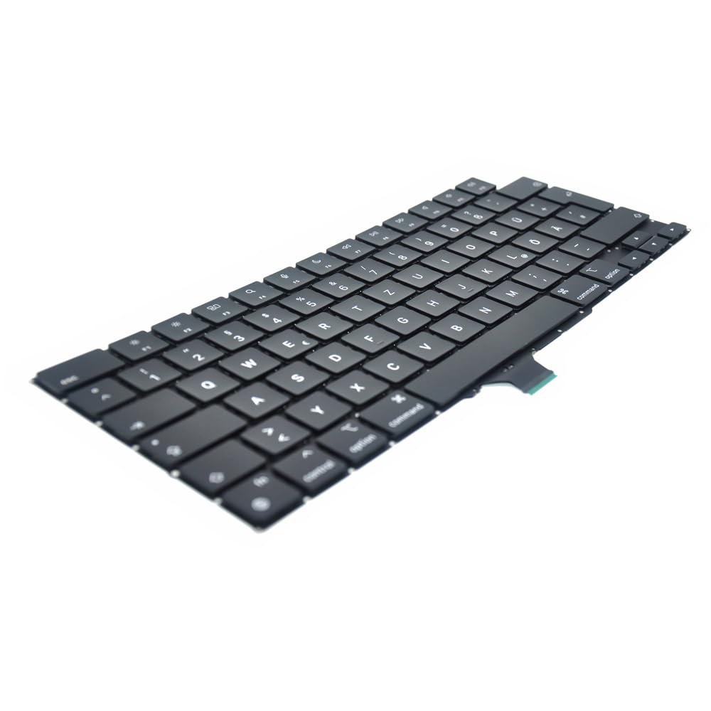 Tastiera di ricambio tedesca QWERTZ compatibile con MacBook Pro 14" A2442, 16" A2485 2021 anno tastiera + viti + cacciavite