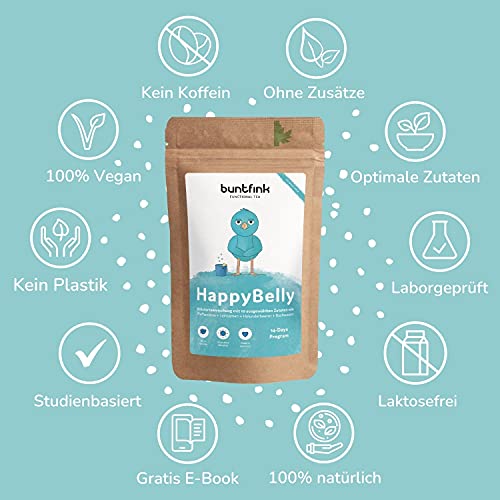 Kräutertee Buntfink HappyBelly mit Leinsamen
