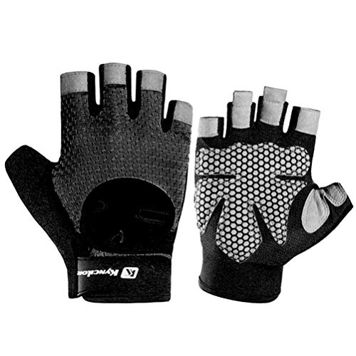 CLISPEED Luvas de ciclismo masculinas para ciclismo de montanha com almofada de silicone para absorç