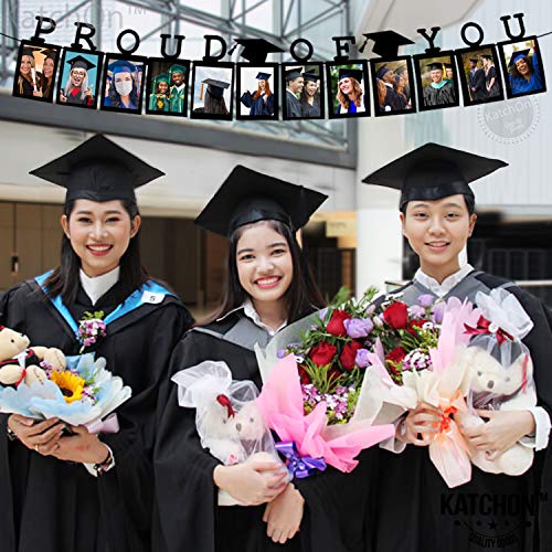 Image of Felt Graduation Photo Banner 2026-10 Feet, 5x7 | Graduation Decorations 2026, Proud of You Banner | Graduation Picture Banner, Graduation Banner 2026 Personalised | Class of 2026 Decorations KatchOn
