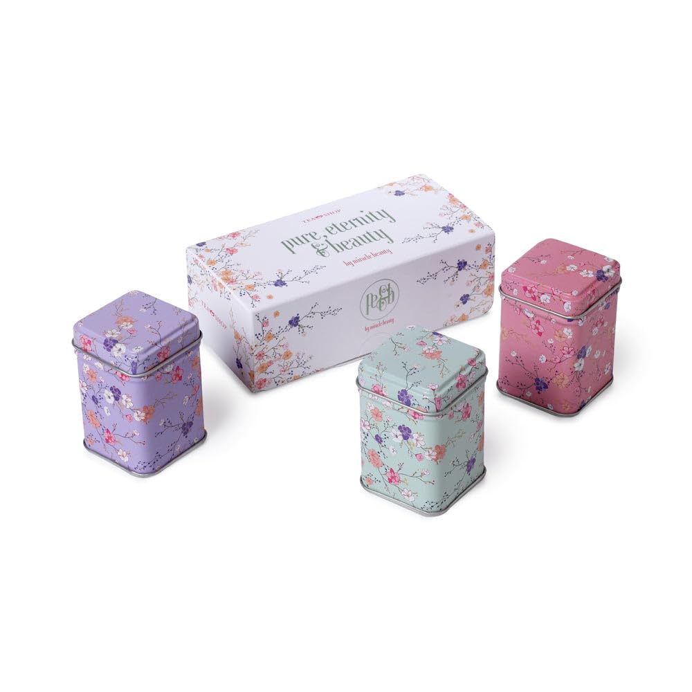 TEA SHOP - Set Pure, Eternity & Beauty - Set di Tè per Momenti di Comfort - Ideale per regalo.