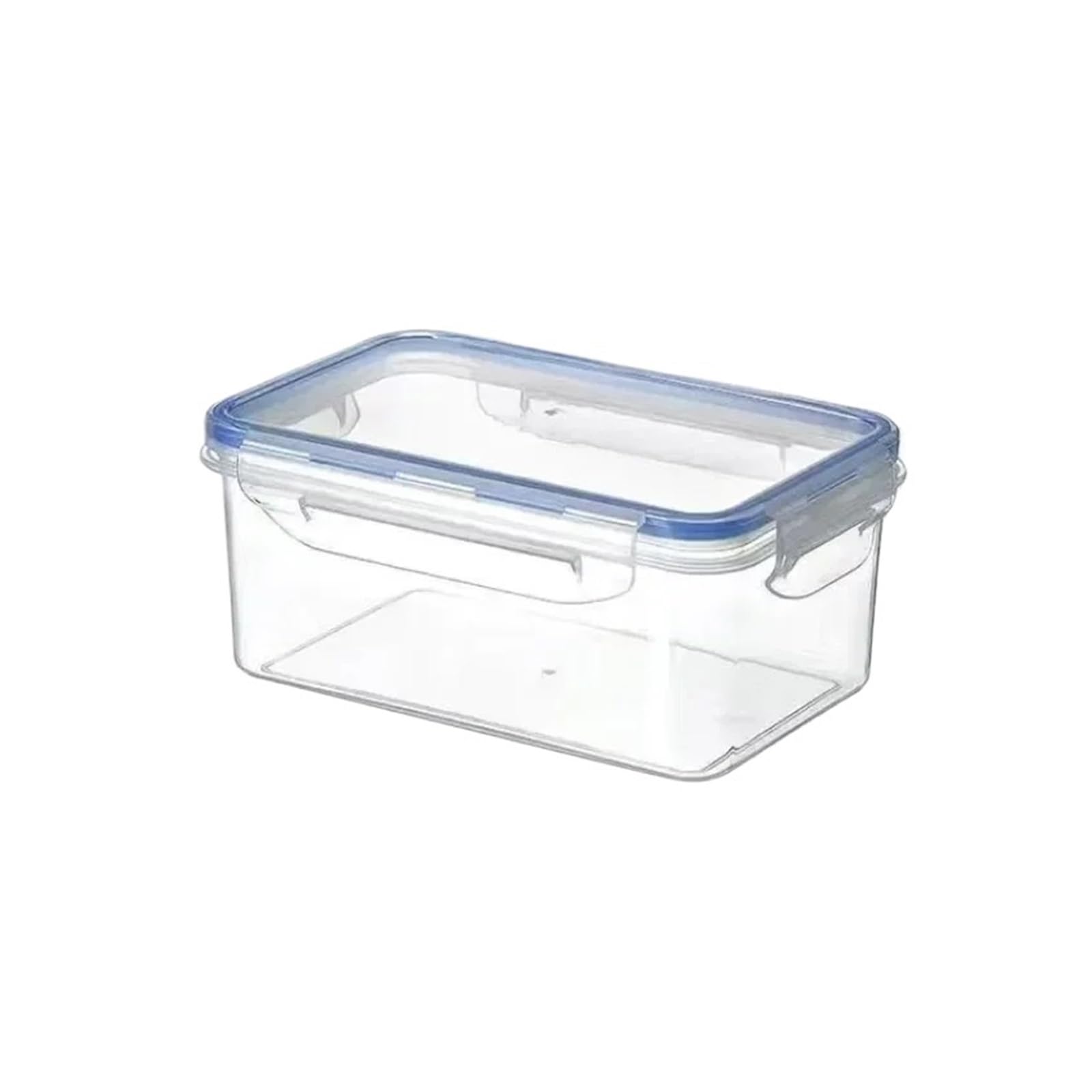WZPTLKIBAD Rectangular Plastic Storage Box with Lid, Microwave Safe