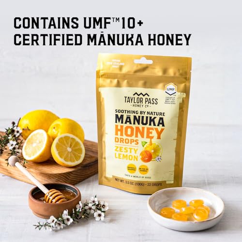 Taylor Pass Mānuka Honey Drops UMF 10+ Menta y Limón miniatura 3