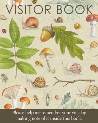 Memory Keeper Visitor Book: Guest Log for Those Requiring Eldercare, Nursing Homes, or with Memory Loss | Remembering Visit Details | Nature Cover