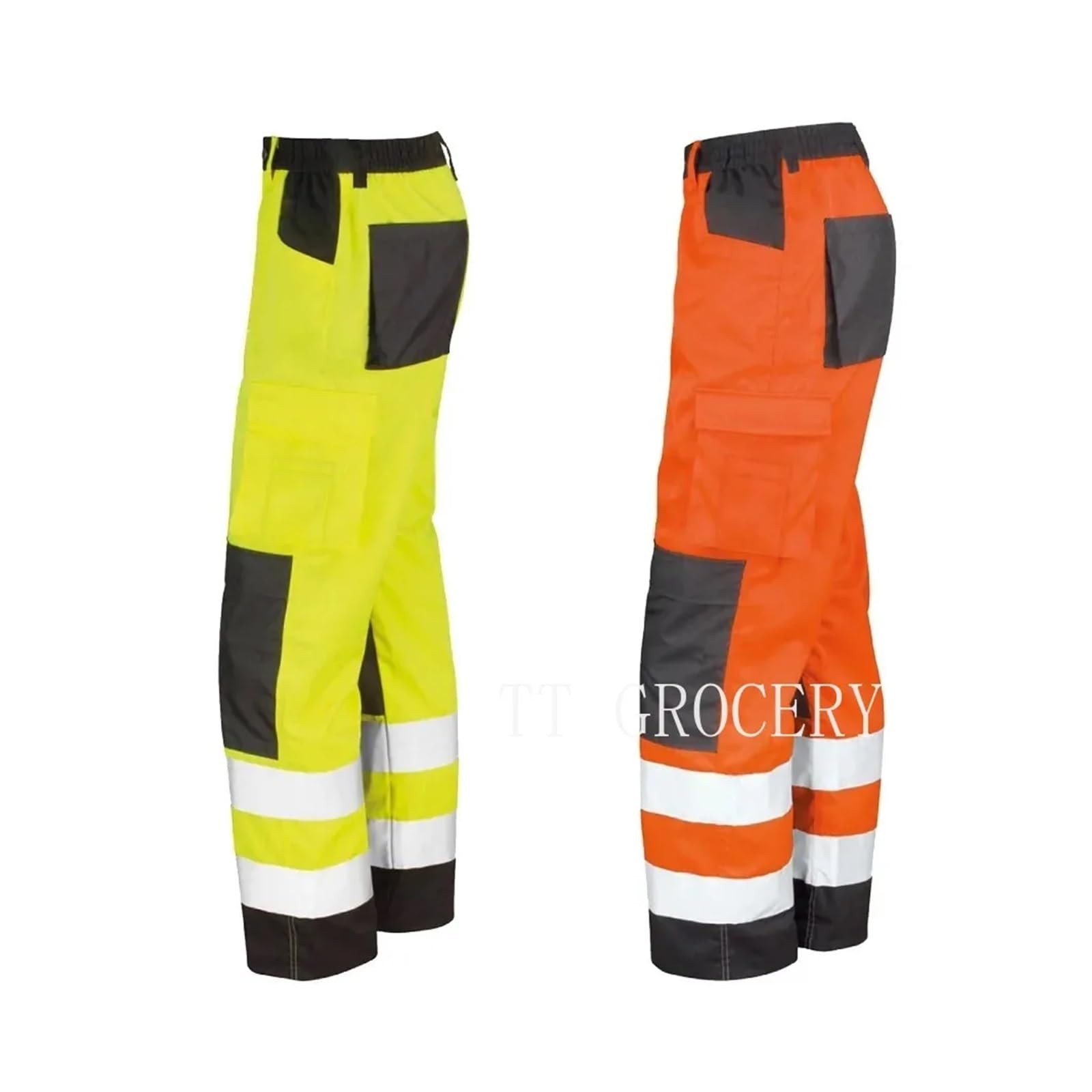 Pantalones de Trabajo Hombre Pantalones de Trabajo Multibolsillos for Hombre Seguridad Ropa Reflectantes