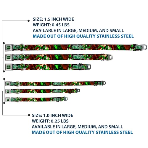 Collier pour chien Buckle Down Miss Hulk grand format imprimé original - 4