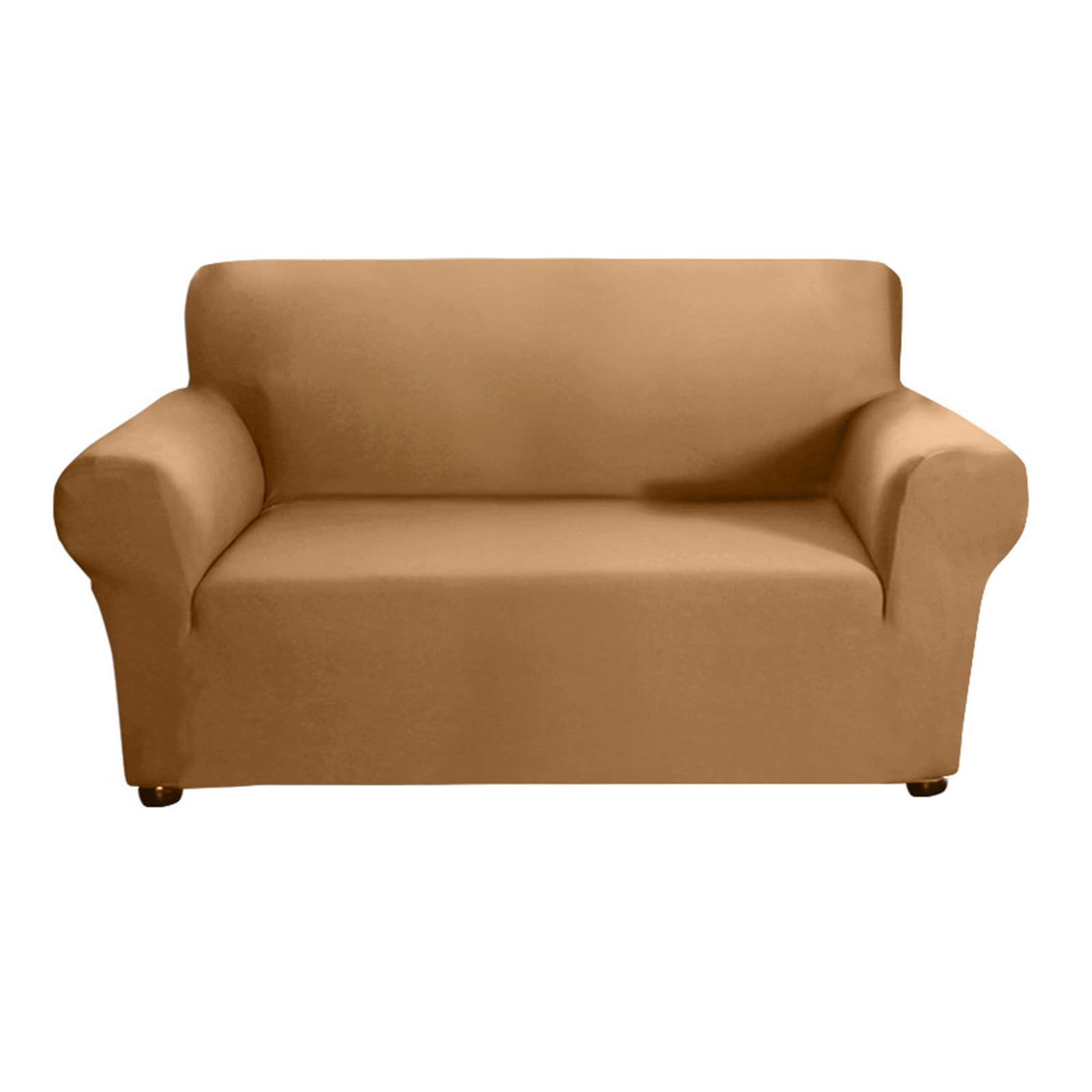 Elnwnnkc Milk Silk Sofa Protector, Breathable Polyester Fabric with Anti-Slip Design, for Pet-Friendly Homes and Machine Easy Neat Polyster Couch Case