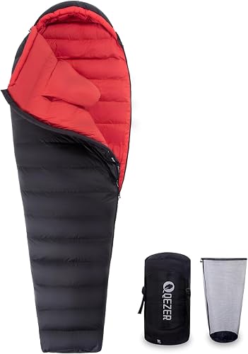 Ultralight Sleeping Bag for Adults,only 780g Backpacking Sleeping Bag Filled 600+FP Duck Down 5°C 15°C for Camping,and Hiking,Warehouse Outdoor