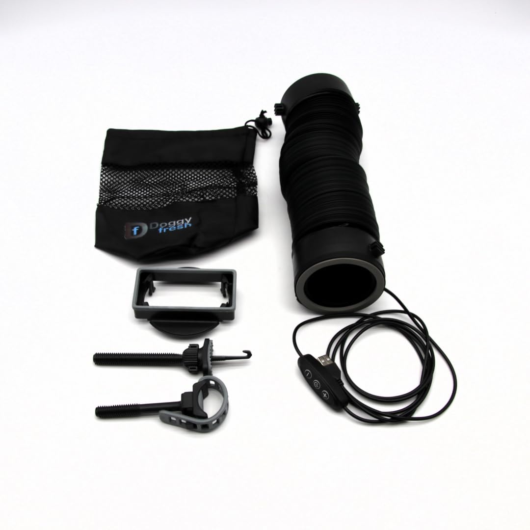 Doggyfresh Système de ventilation pour chien pour voiture Gris