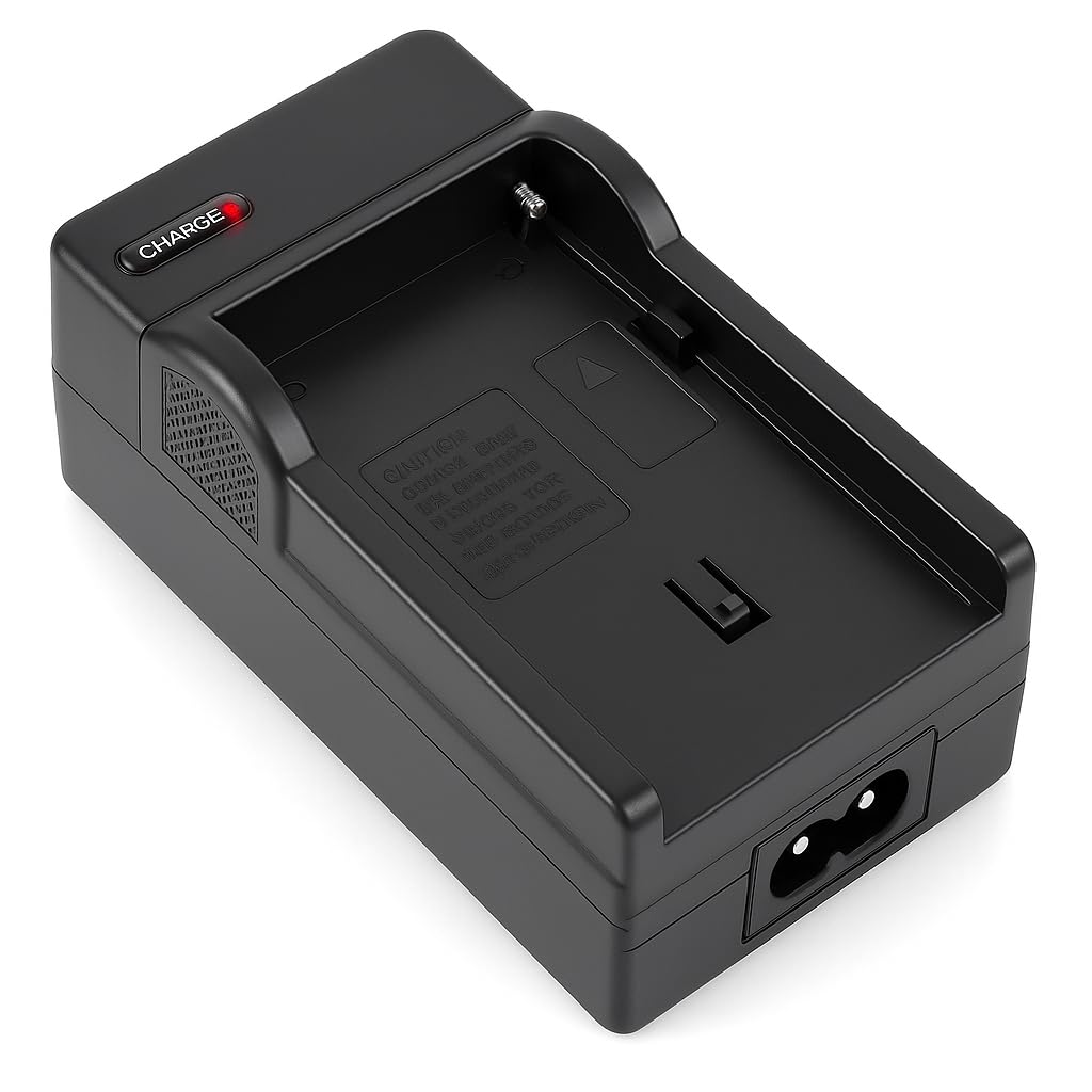 Boosty ® Universal Battery Charger for Sony NP-F Series – Compatible with NP-F550, NP-F570, NP-F750, NP-F970, F960, F770, F530, F330 Lithium-ion Batteries