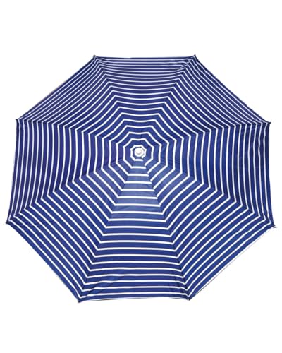 SUN & SURF Sombrilla Muy Grande TOP de Playa Inclinable Sistema SAFE and STABLE con Protección Solar UPF50+, 220cm, Reclinable y Resistente al viento