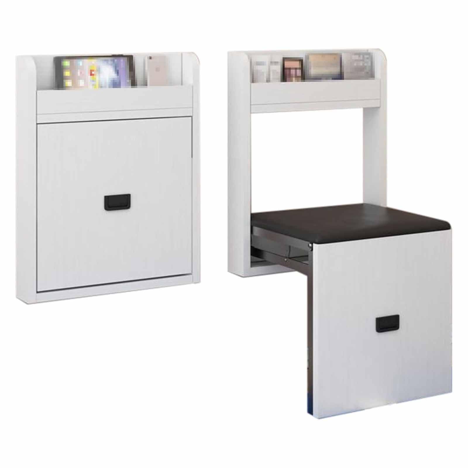 Składane krzesło z litego drewna wejście niewidoczny stołek do przewijania butów ławka ścienna oszczędność miejsca ze śrubami łatwy w instalacji C 40 cm * 52 cm