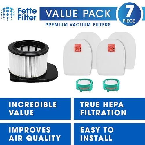 Image of Fette Filter - Replacement Filters and Kit compatible with Shark Stratos Cordless Vacuum IZ862H (1 Filter & 2 Foam and Felt Kits & 2 Cartridges)