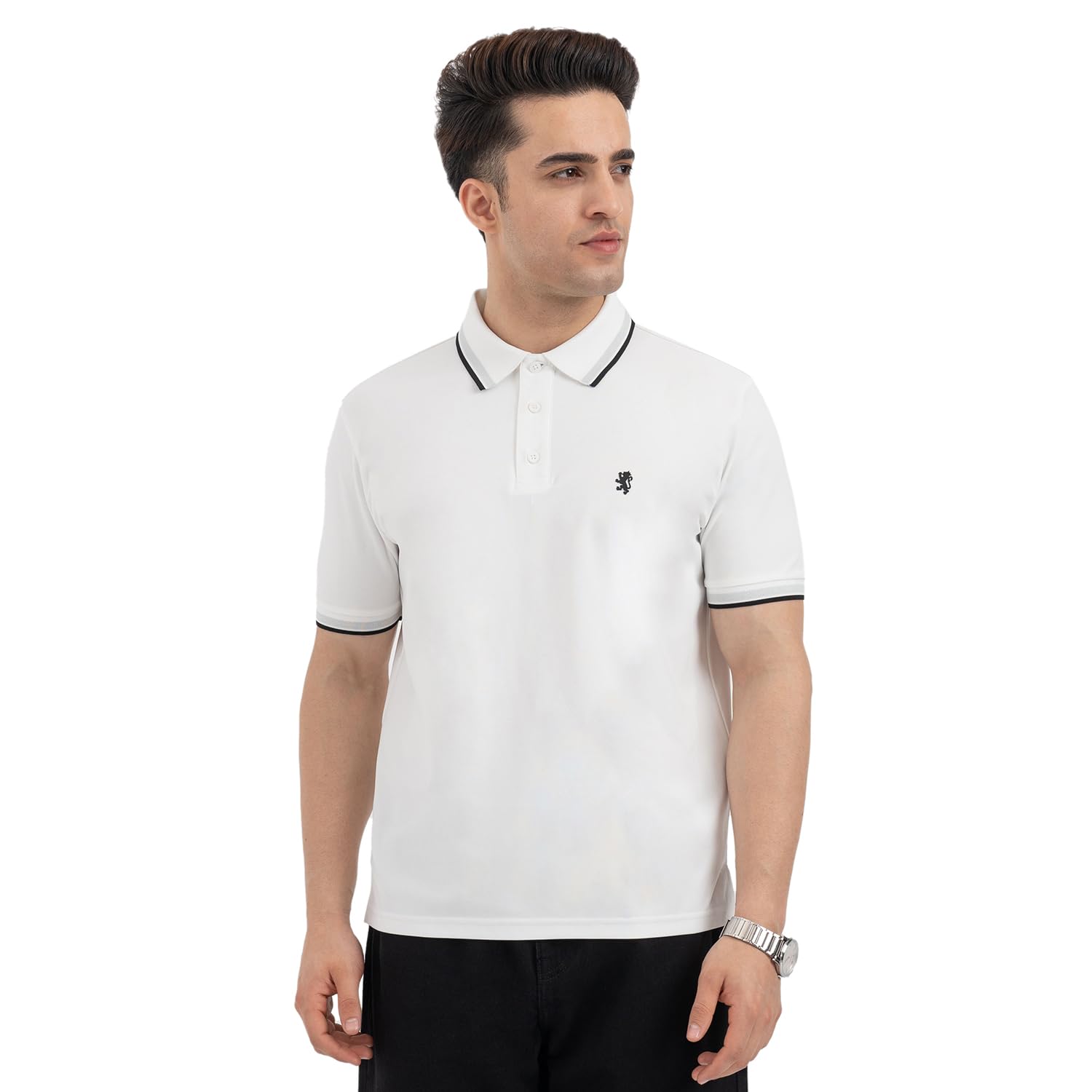 red tape White Polo T-Shirt for Men-picture-16