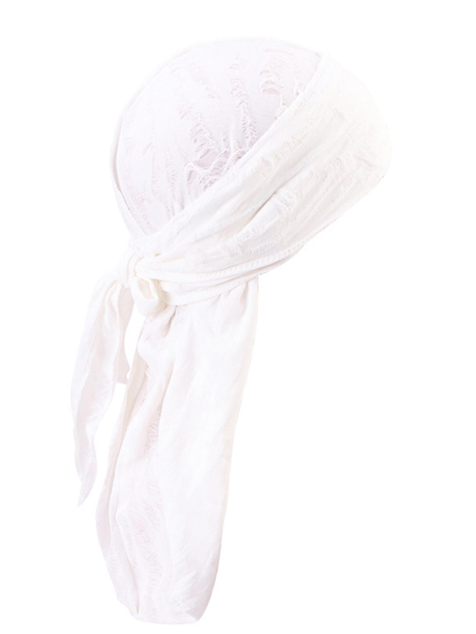 FEESHOW DOO Rags Dew Rag Cotton Durags Head Cap Cooling Head Wrap Bandana Helmet Liner for Men Cycling