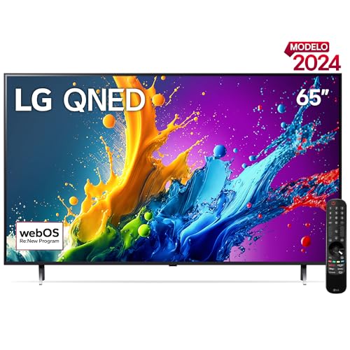 Pantallas, Home Entertainment LG Pantalla QNED 65 Pulgadas 4K Smart TV 2024 ThinQ AI 65QNED80TSA