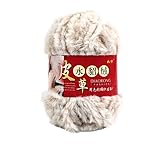 Fil épais et moelleux avec un toucher ultra léger, doux et lisse. Idéal pour la fabrication de vêtements en fourrure à la mode et d'accessoires en fourrure tels que foulards, écharpes, châles, bonnets, etc. Idéal pour les débutantes, les tricoteurs expérimentés, les enfants et les groupes de tricot pour le crochet et pour une multitude de projets de couture DIY