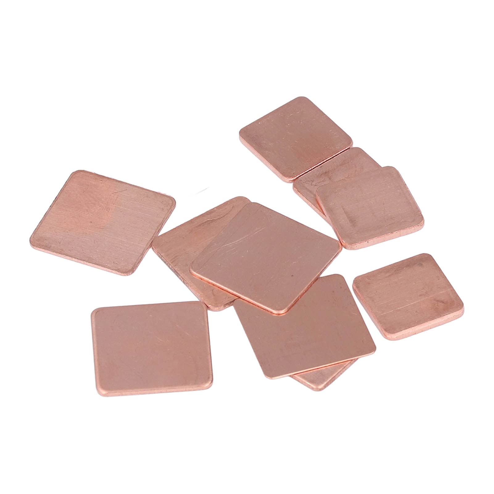 Tampone in rame per dissipatore di calore, kit di raffreddamento conduttivo termico premium per componenti PC, CPU, GPU, VGA, RAM, VRAM, chip IC, include 10 tipi, 100