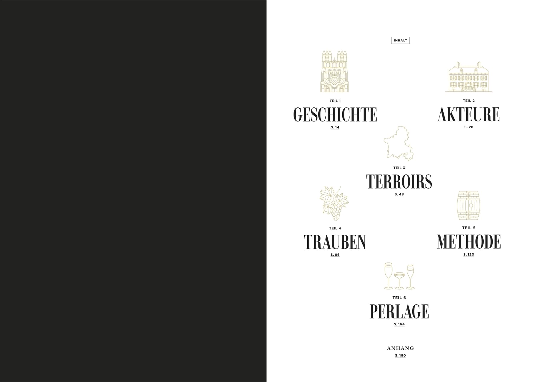 Champagner: Alles Wissenswerte über das edelste Getränk der Welt. Hochwertig ausgestattetes Champagner-Buch für Genussmenschen