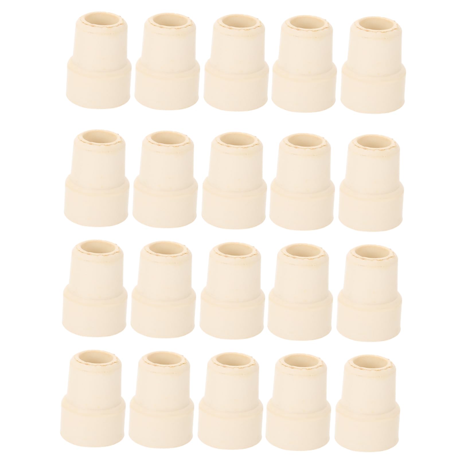 FUNOMOCYA 25pcs Infusion Bottle Rubber Stopper White Plug Bottle Stoppers Flask White Lab Plug Bottom Closure Stopper Laboratory Bung Infusion Bottle Stopper Bottle Plugs Vial