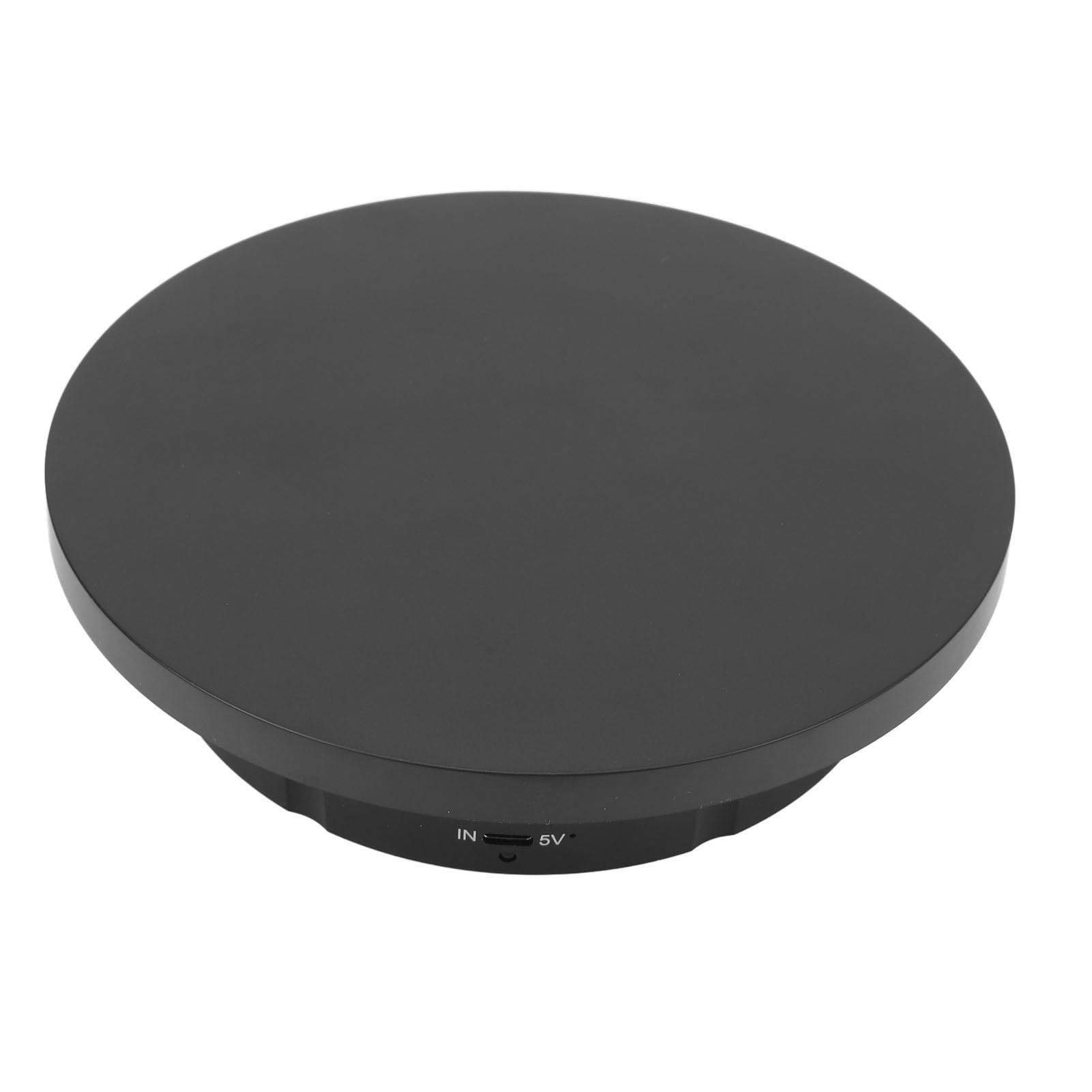 Sorandy 360 Grad Drehbarer Drehtellerständer, Verstellbare Fernbedienung für Produktfotografie-Displays 15 cm, 18 cm, 22