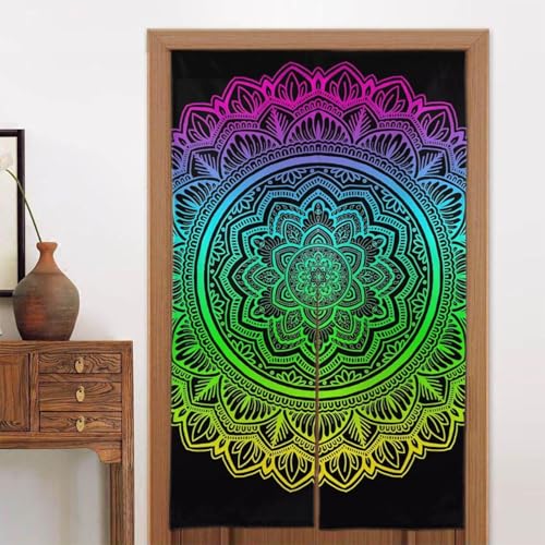 のれん 暖簾 曼荼羅トーテムボヘミアヨガケープ シャワー ドアカーテン ファッション 長さ 部屋仕切り 間仕切り 目隠し 遮光 断熱 北欧 壁飾り 壁掛け かわいい タペストリー 見えにくい トイレ キッチ リビング 玄関 廊下 寝室 部屋 店舗用 温泉