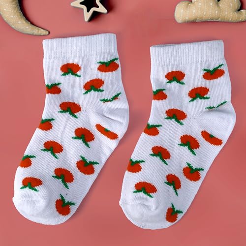 Image of Kid's Socks for Boys and Girls - Made with Soft & Breathable Cotton with Antibacterial Wash, Pack Of 5, Suitable for all day long use