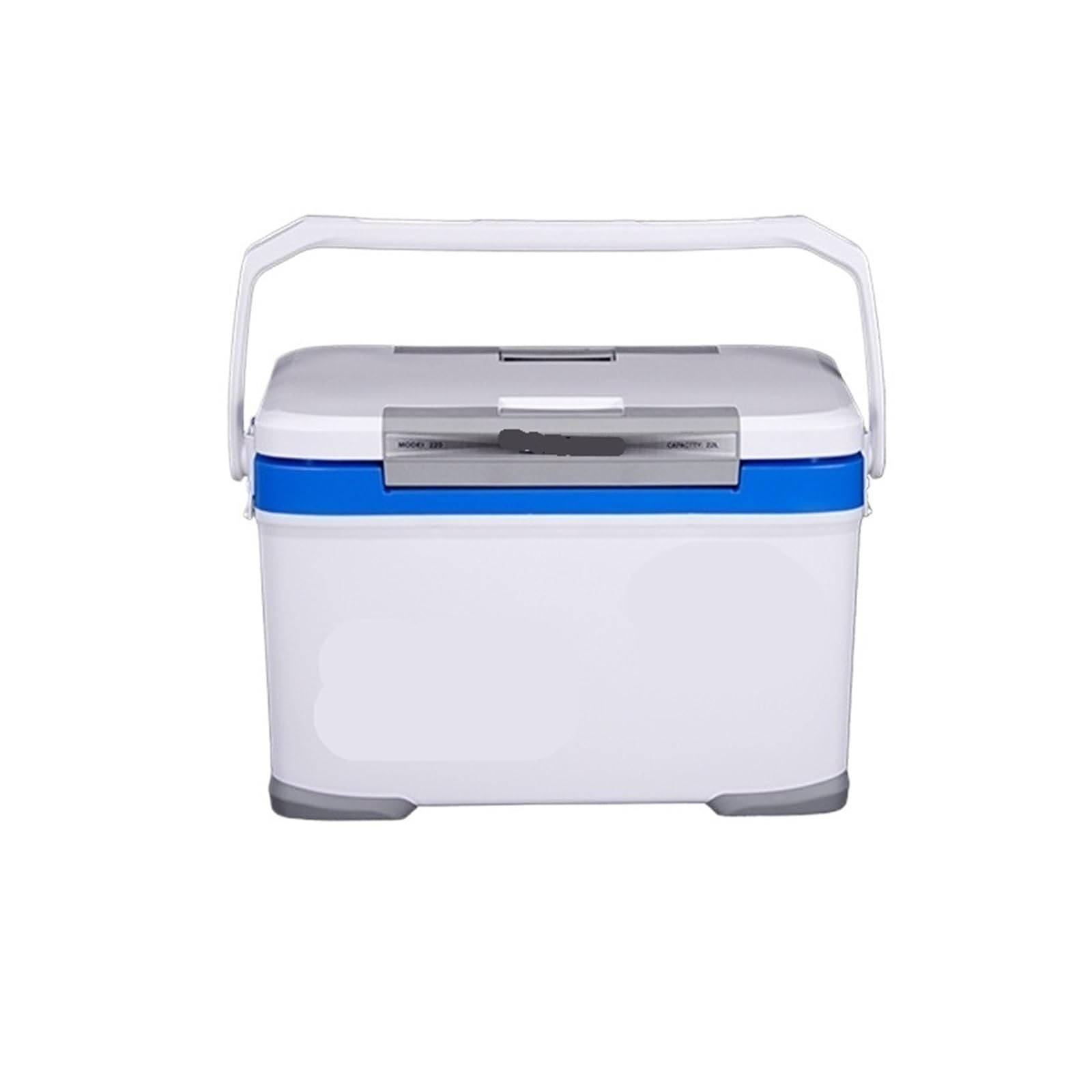Boîte isotherme matériel de pêche 22L avec double ouverture pour appâts et glace