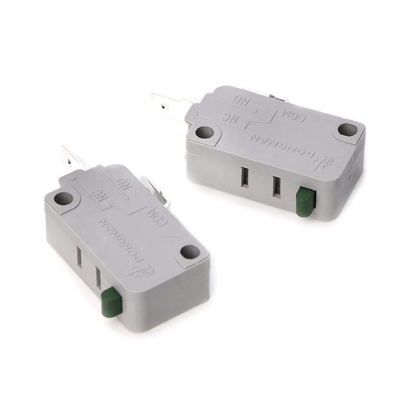 AHLOKI Industrial Switches 2Pcs Microwave Oven Door Micro Switch 125V/250V 16A Normally Open Switch 652A Switches