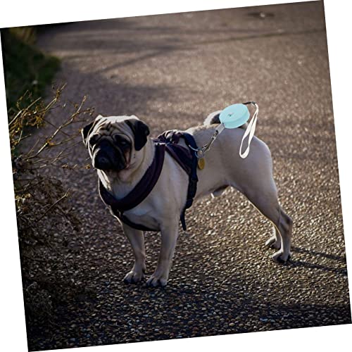 Laisse pour petits chiens rétractable avec LED et attache pour chiot
