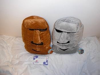 Amazon.co.jp: 2体セットモアイさんBIGぬいぐるみ 茶色＆灰色