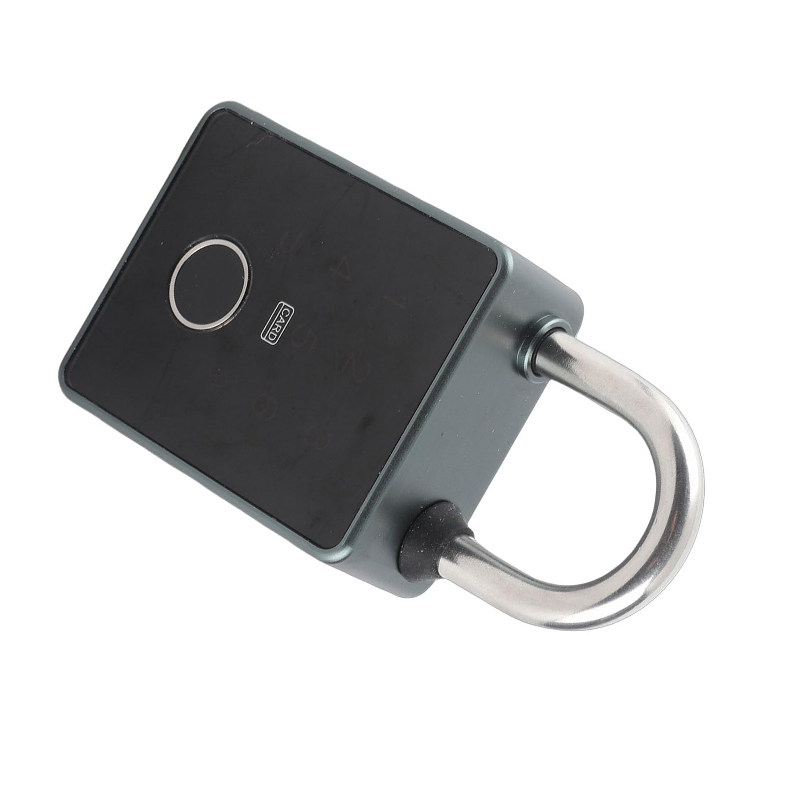 Cadenas Intelligent, Cadenas Intelligent Biométrique Résistant à l'eau IP65, Construction Solide en Alliage d'aluminium, Antivol Résistant aux Intempéries pour Intérieur et Extérieur