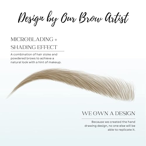 Miniatura 4 de Microblading & Shading Tattoo  Una combinación de cabello y cejas en polvo  No tóxico  Apto para veganos (Dramatic Las Vegas, Light Brown)