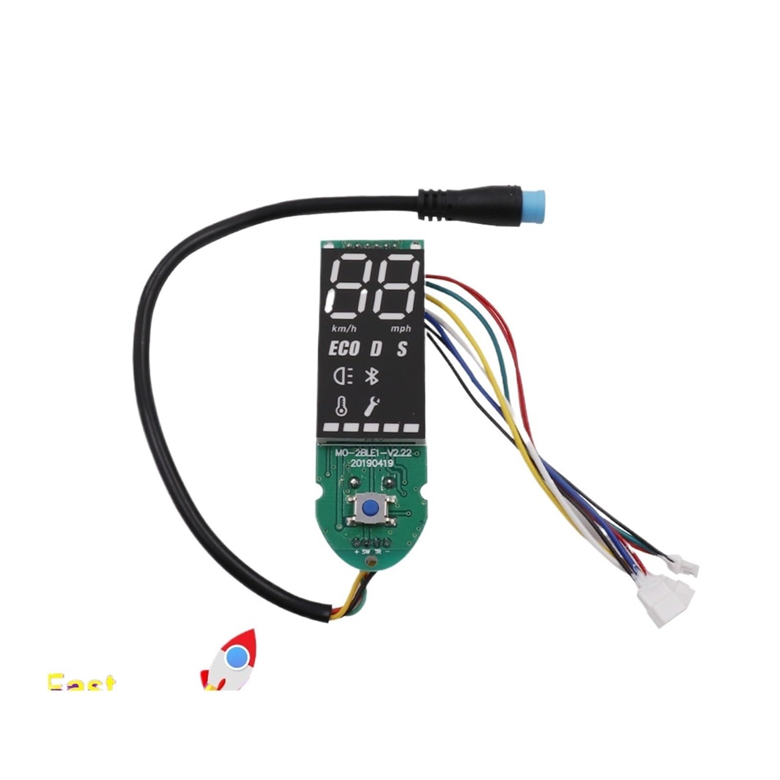 E-Scooter Bluetooth Dashboard, for Xiaomi, for M365 Pro 1S Pro 2 Electric Scooter Display Circuit Board Upgrade Repair Parts Accessory Electric Scooter Display