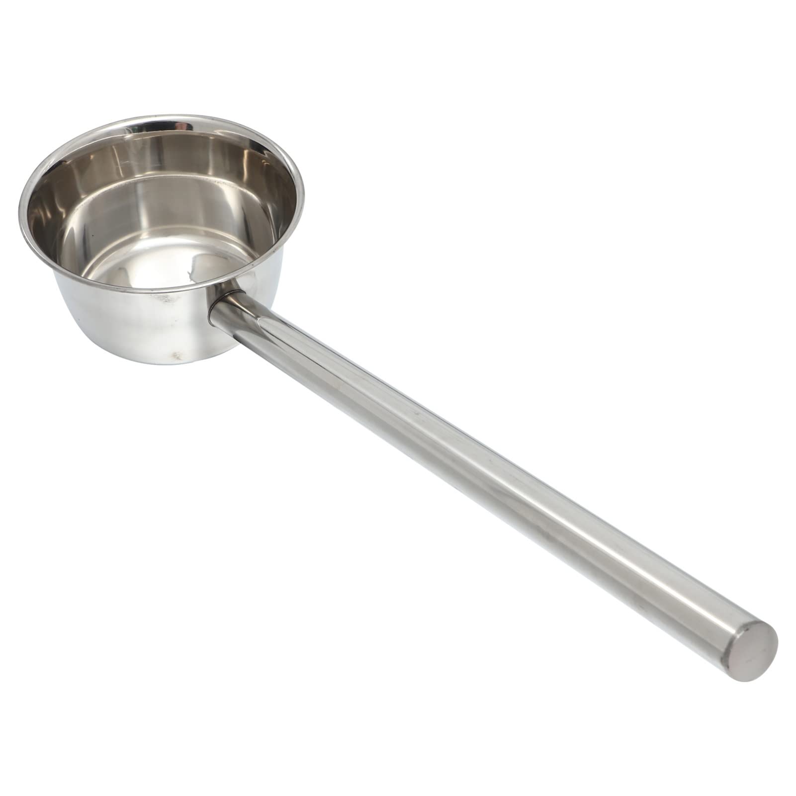 HANABASS Long Handle Water Ladle: Stainless Steel Soup Ladle Spoon Metal Water Dipper Shampoo Ladle Scoop Cup for Kitchen Bathroom Garden 56X16CM