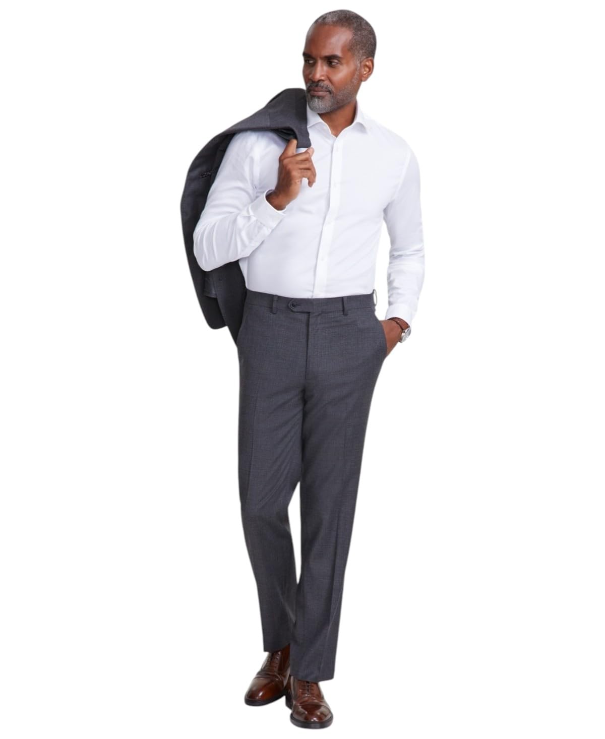 Tallia Mens Classic fit Dress Pants 38 32 Blue Solid