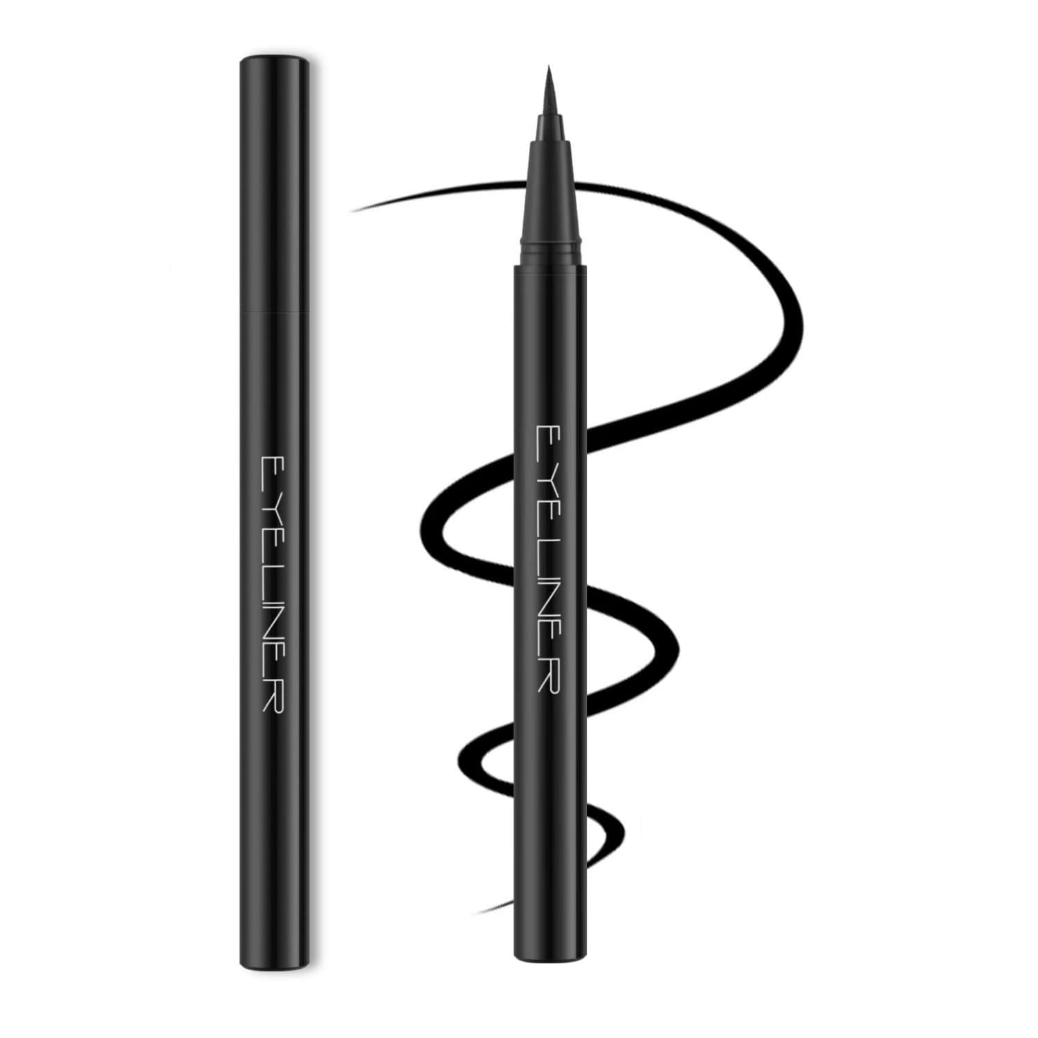 LAVONE Eyeliner-Liquid Waterproof Eyeliner Makeup | Quick Drying | Ultra-Fine Tip | Smudge-Proof Formula for Long-Lasting Eye Makeup – Black