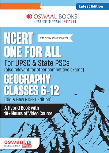 Oswaal NCERT One For All Book for UPSC & State PSCs | Geography C...
