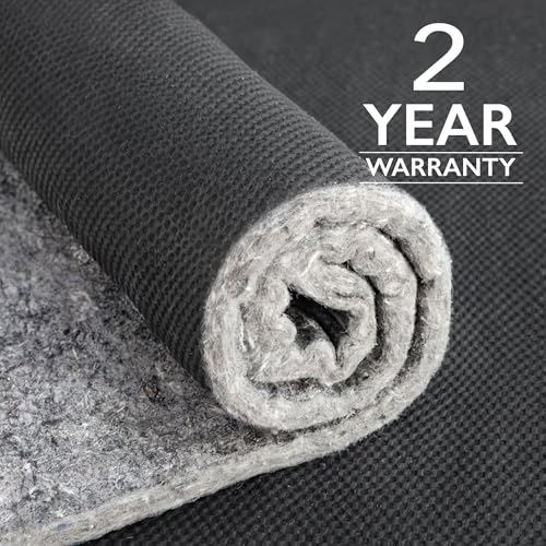Image of RUGPADUSA - Dual Surface - 6'x9' - 1 /2 inch Thick - Felt + Rubber - Non-Slip Backing Rug Pad - Adds Comfort and Protection - for Hard Surface Floors