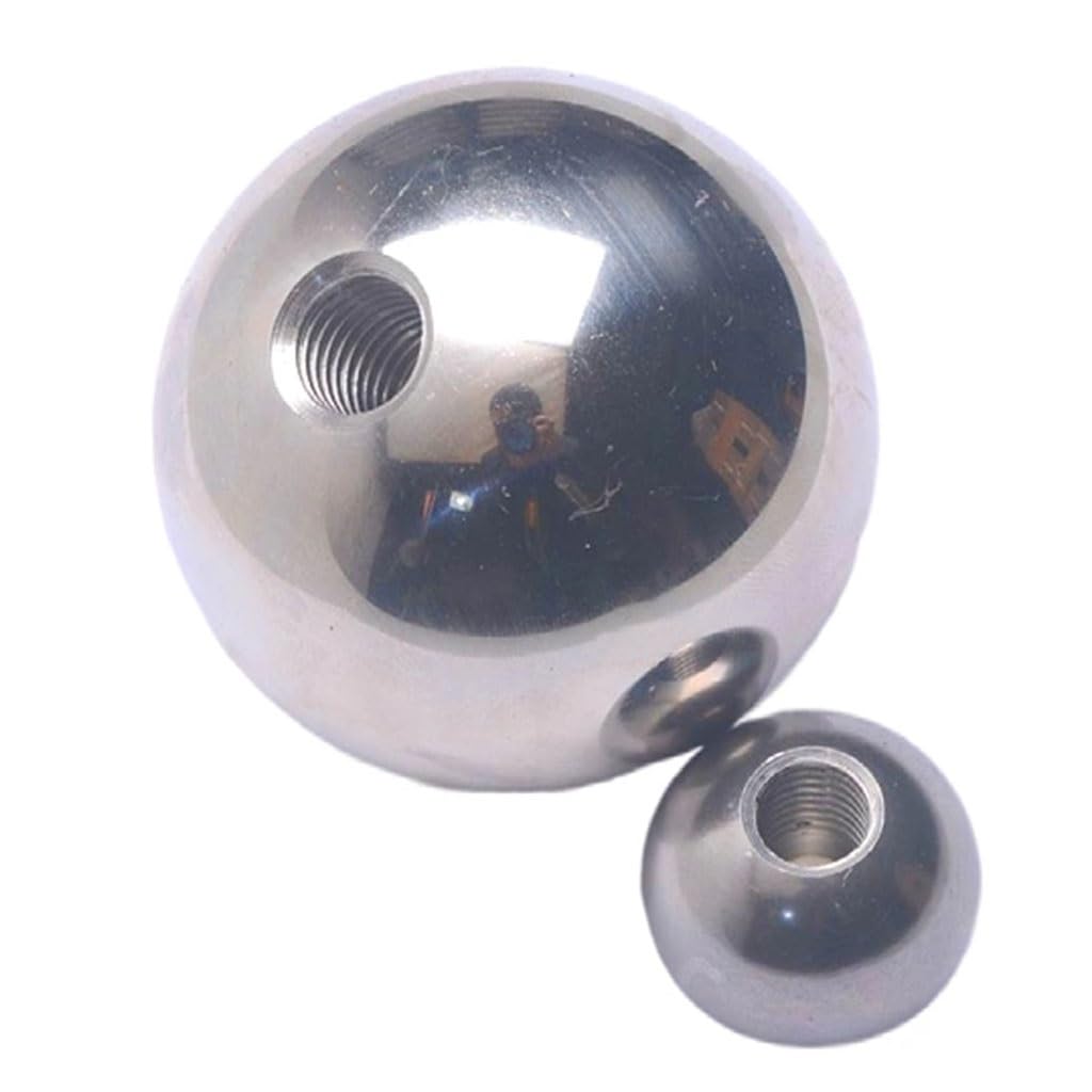 1 Pieza M8 Rosca Medio Agujero Métrico Bolas De Perforación De Acero Inoxidable Rosca Hembra Agujero Ciego Bolas Lisas OD 12-60 Mm(40mm)