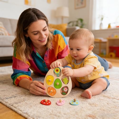 Jouet didactique pour apprendre les formes : cadeau idéal d'éveil en bois - 2