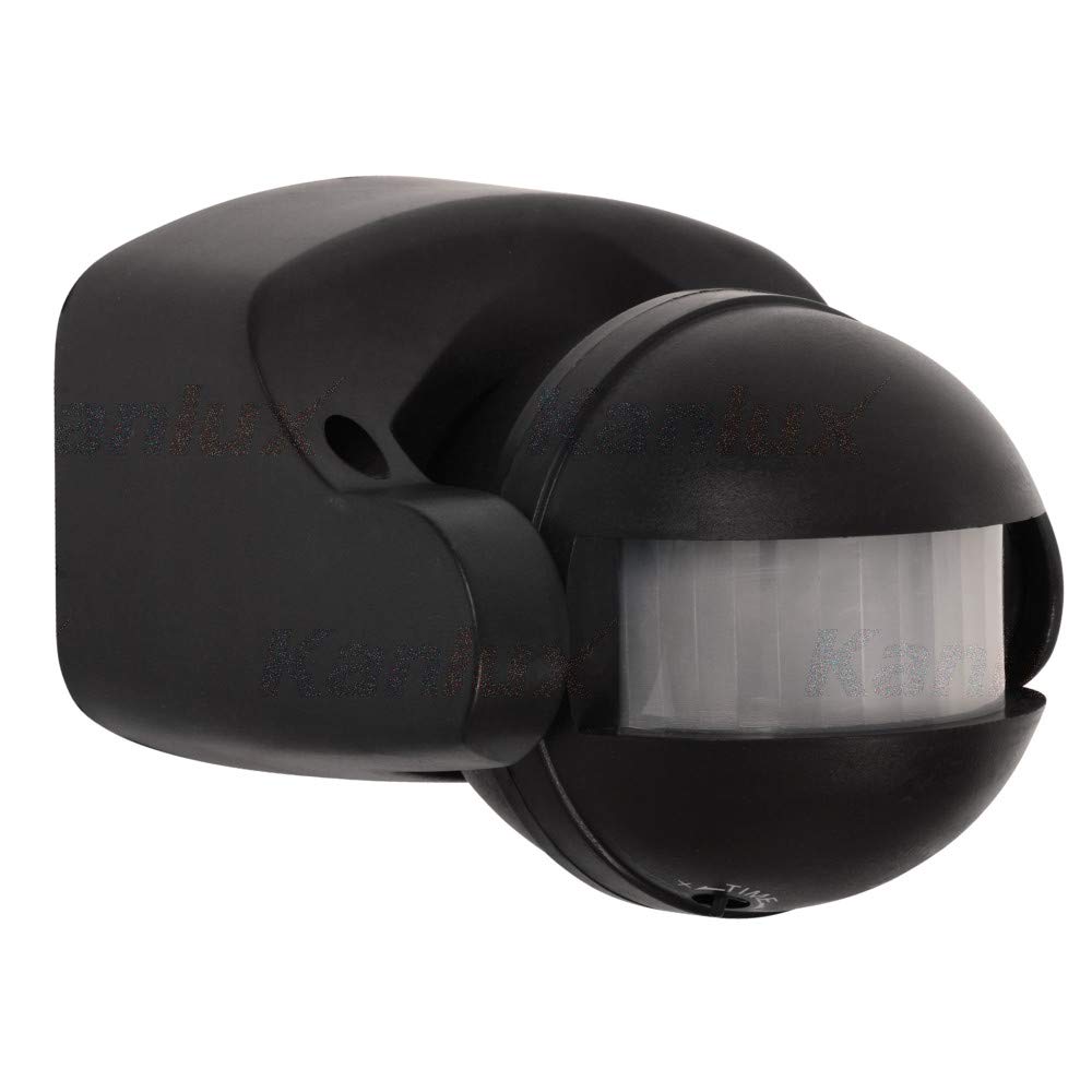 Sensor de movimiento infrarrojo PIR detector de presencia de movimiento montado en la pared IP44 al aire libre 12 m de largo alcance Detección de seguridad interruptor de luz de alarma