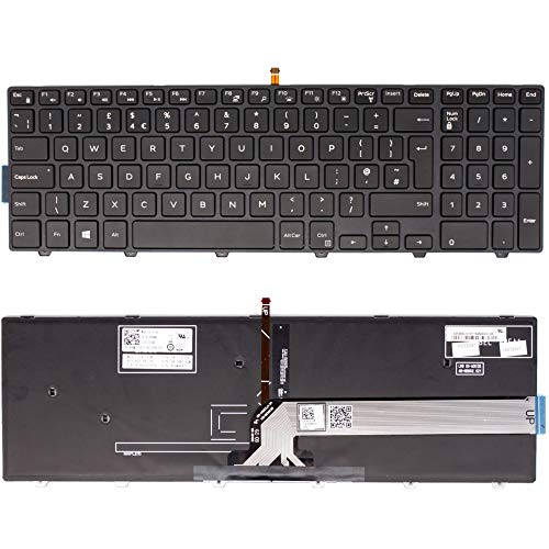 Clavier Rétroéclairé AZERTY Pour Dell Inspiron 15/16, Vostro 15, Latitude 15 - Référence 02H1PJ - Neuf