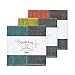 IPPINKA Nawrap Binchotan Charcoal Dishcloths, Naturally Antibacterial, Set of 3, Turquoise Coral & Citrus